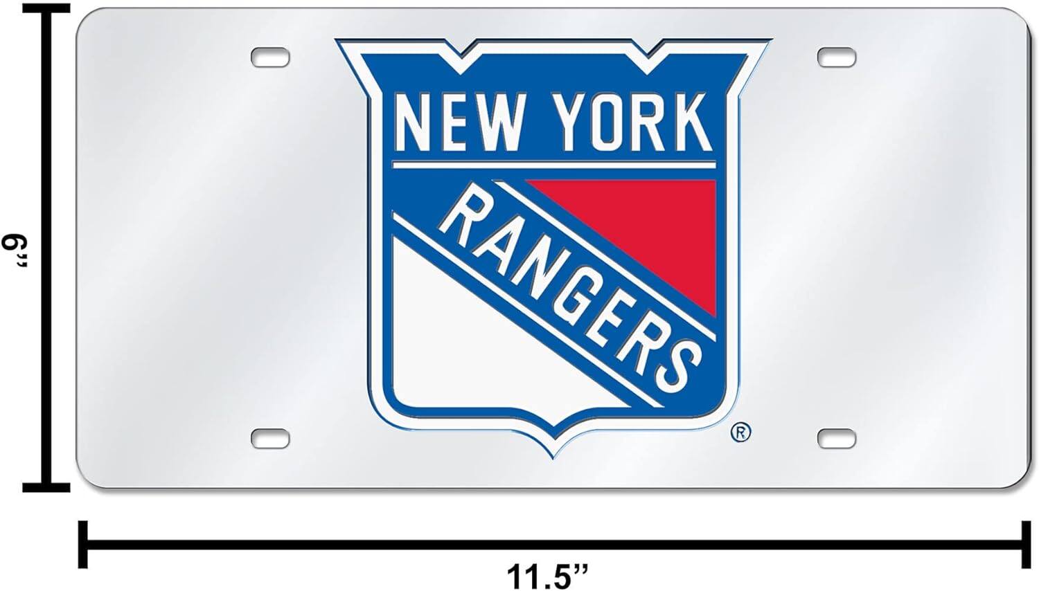 6" x 11.5"  
NEW YORK RANGERS