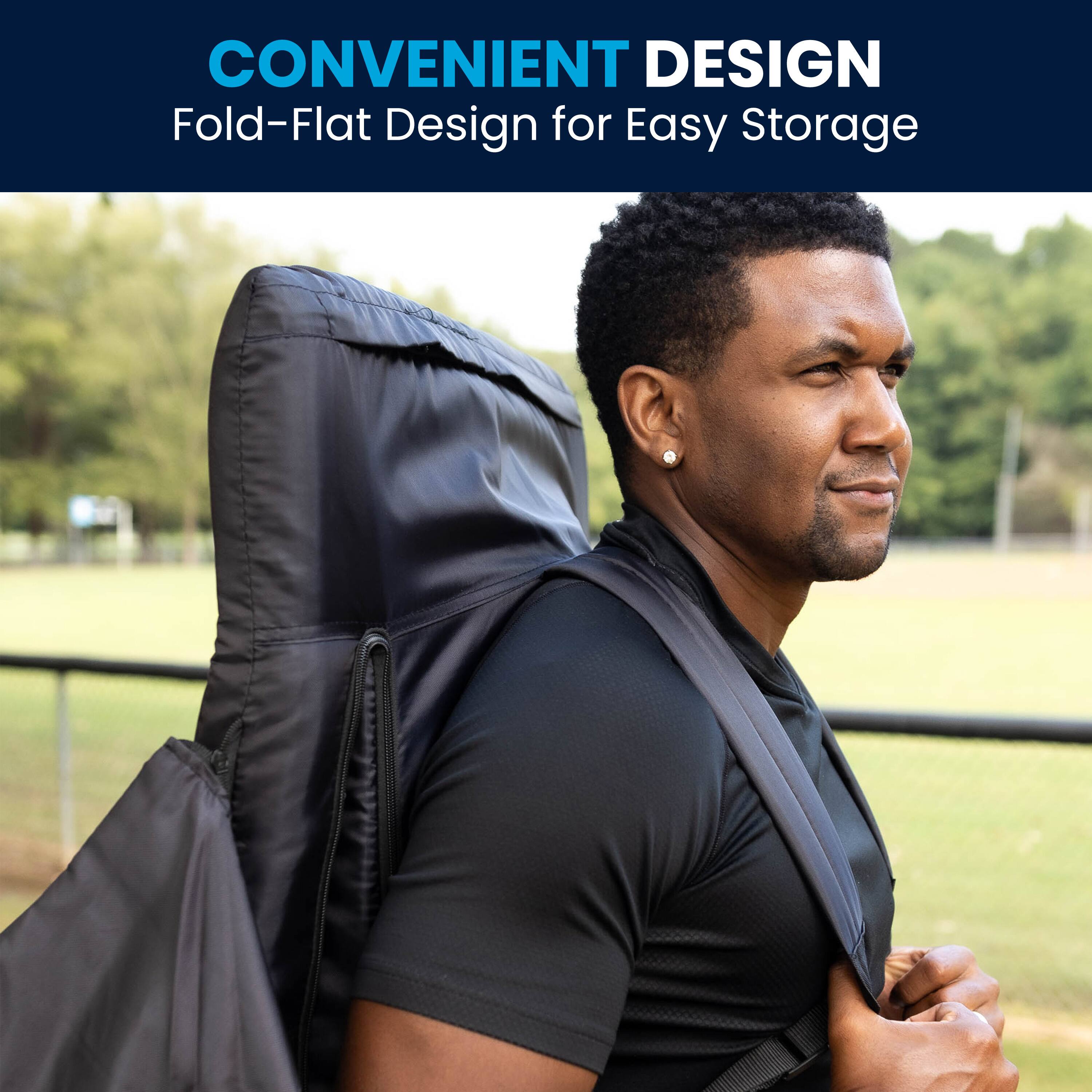 CONVENIENT DESIGN  
Fold-Flat Design for Easy Storage