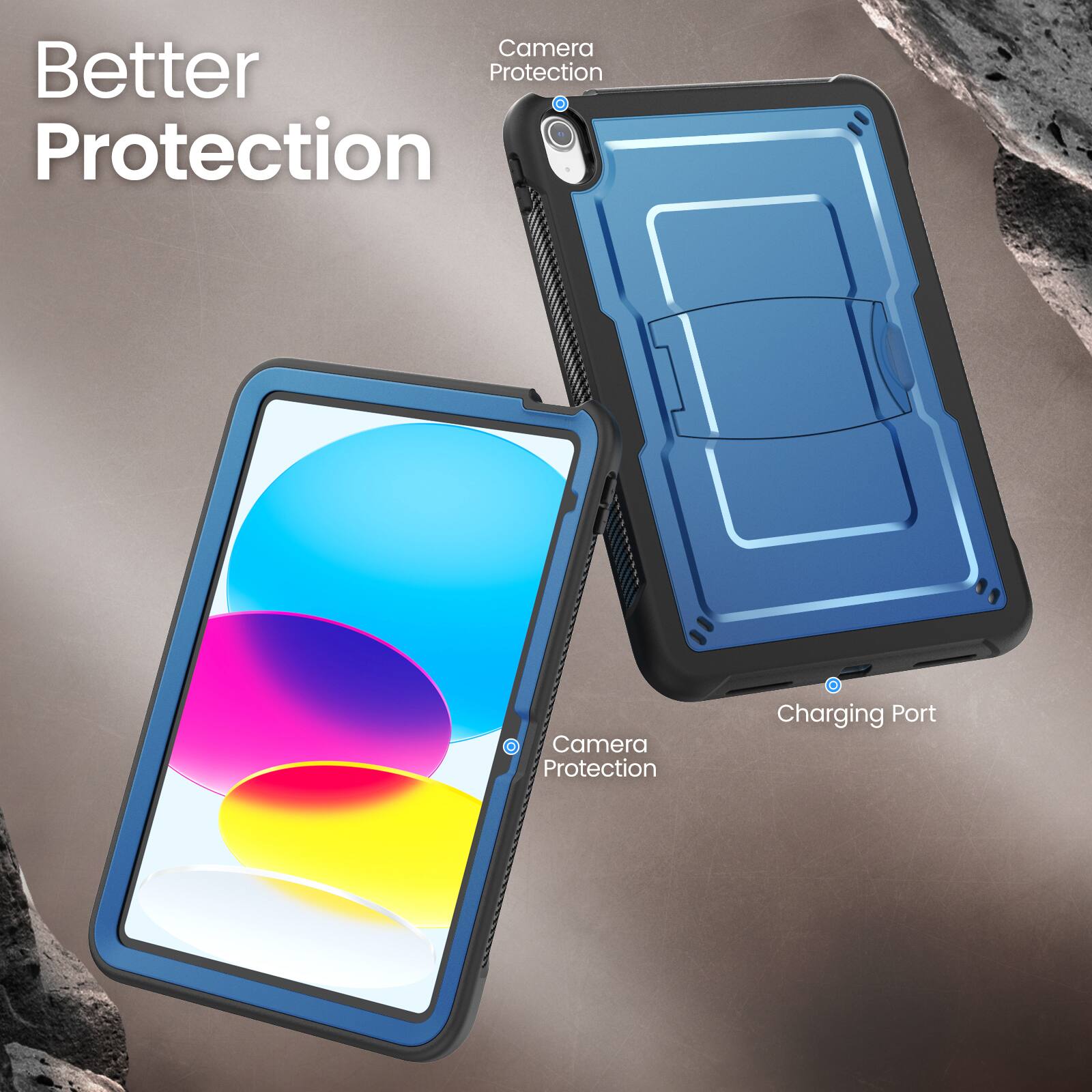 Better Protection

Camera Protection

Charging Port