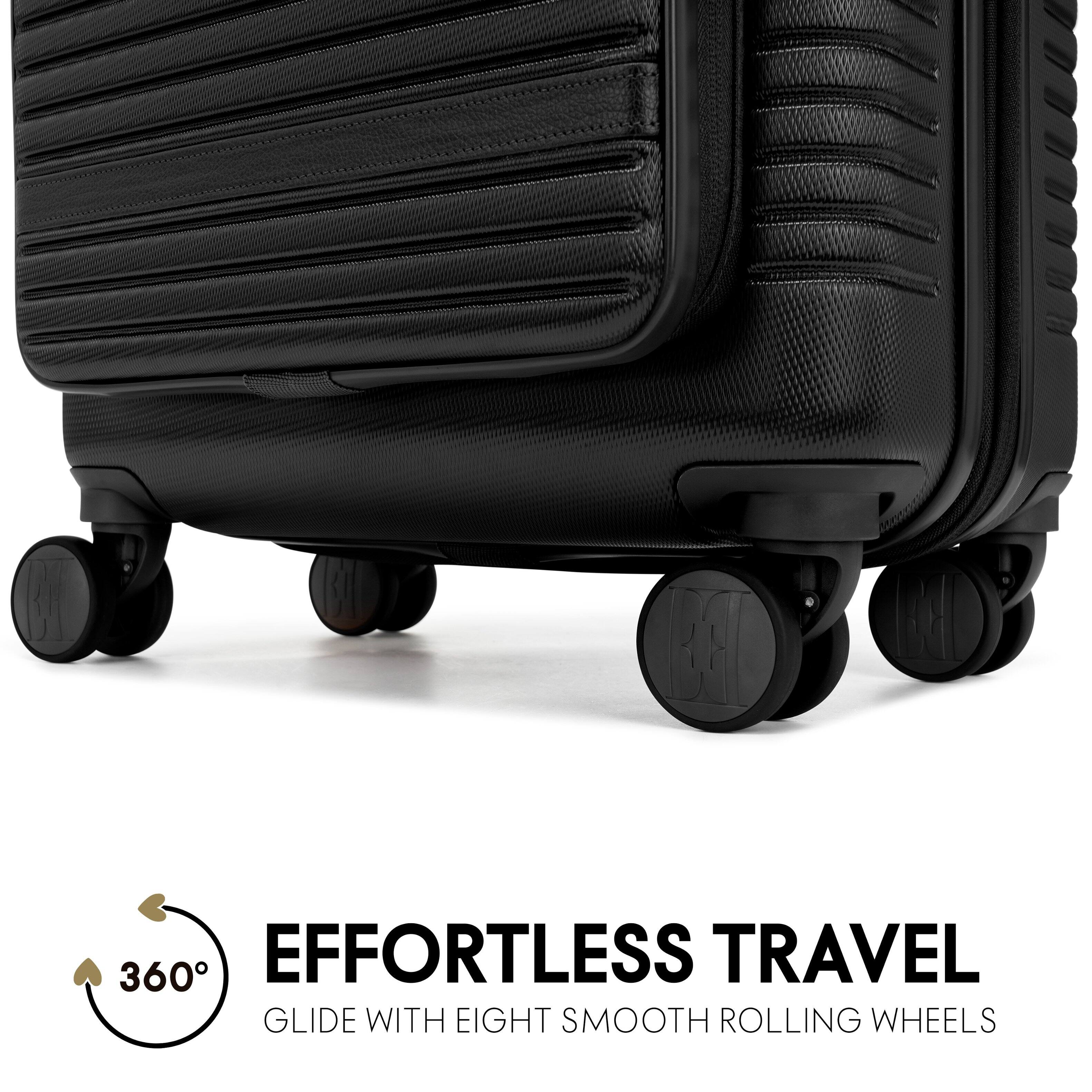 360° Effortless Travel Glide with Eight Smooth Rolling Wheels