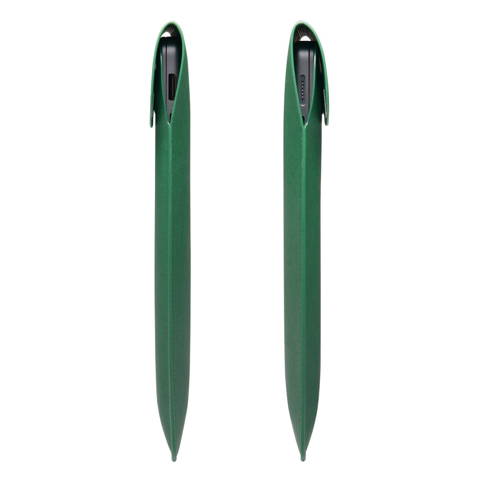 Back. Spigen - Spigen Valentinus Protective Laptop Sleeve for 14-inch Laptop - Jeju Green.