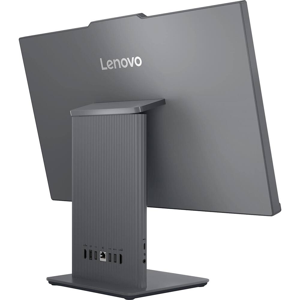 Alt View 4. Lenovo - 24" IdeaCentre All-in-One – Intel Core i5-13420H – 8GB Memory – 256GB Solid State Drive - Luna Gray.