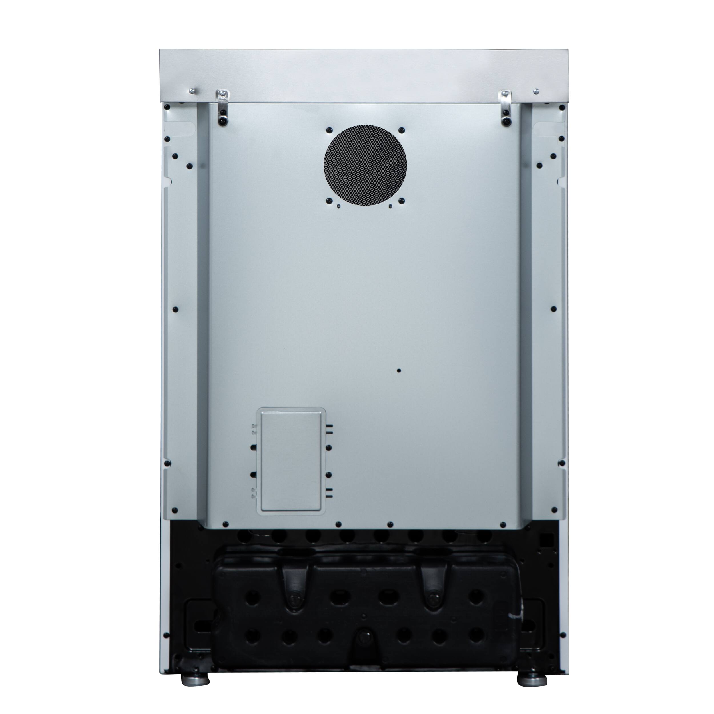 Back. Forno Appliances - Loiano 2.3 Cu. Ft. Freestanding Electric Range with Storage Drawer - White.