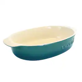 Crock-Pot - Crock Pot Artisan 2.5 Quart Oval Stoneware Casserole - Gradient Teal