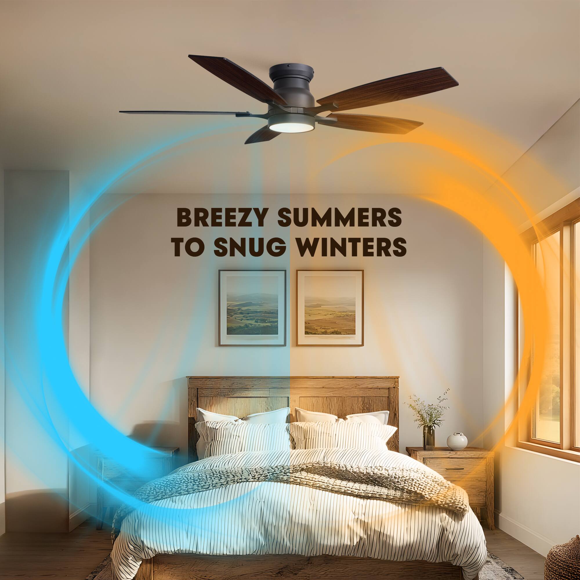 BREEZY SUMMERS TO SNUG WINTERS