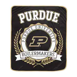 Pegasus - Purdue Boilermakers 50" x 60" University Crest Ultra Soft Blanket - Multicolor