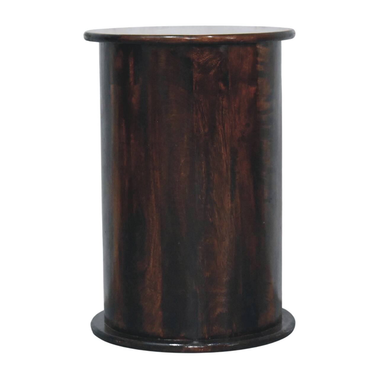 Alt View 6. Artisan Furniture - Artisan Furniture Solid Wood California Walnut Drum 3 Drawer Chest , Brown - Brown.