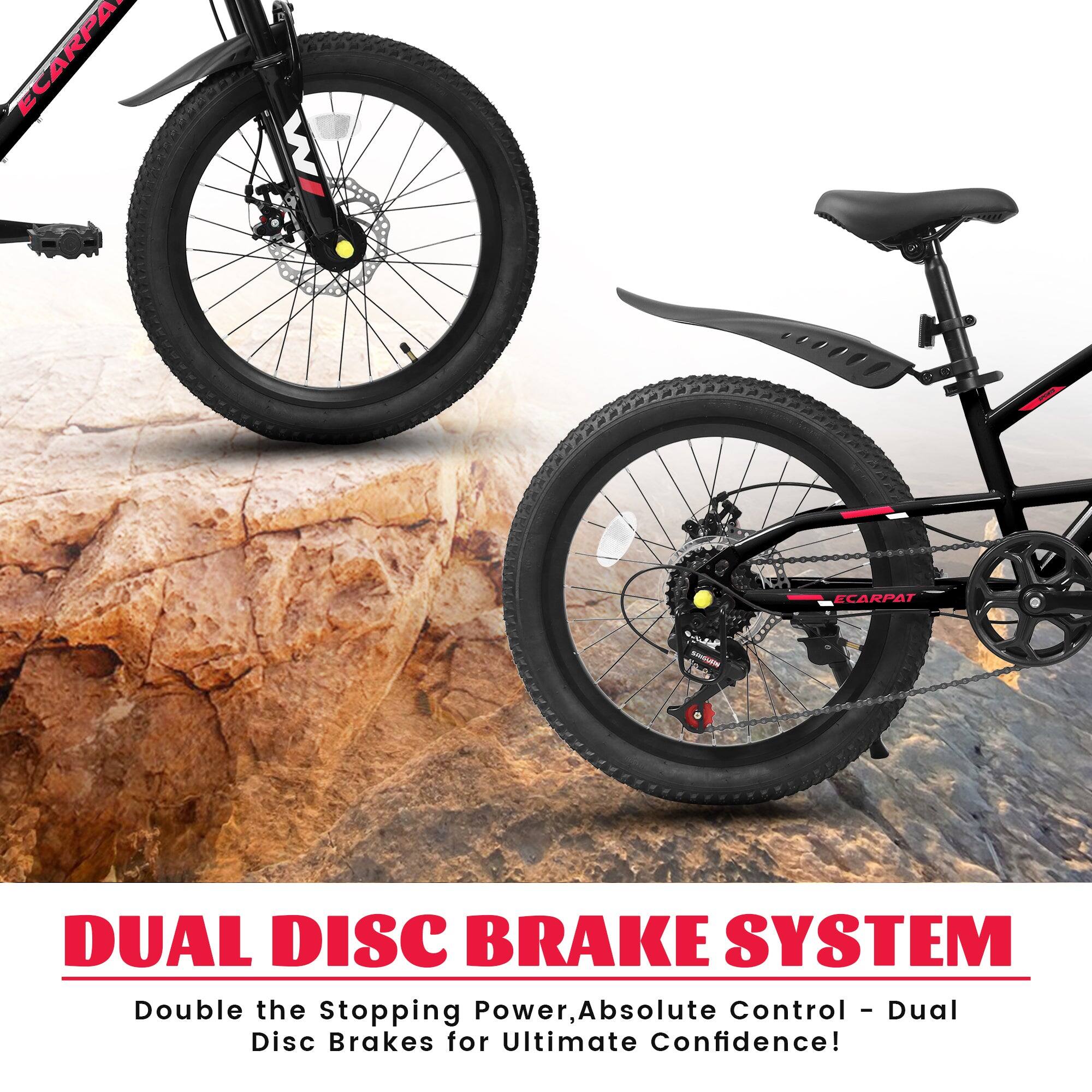 ECARPAT

DUAL DISC BRAKE SYSTEM

Double the Stopping Power, Absolute Control - Dual Disc Brakes for Ultimate Confidence!
