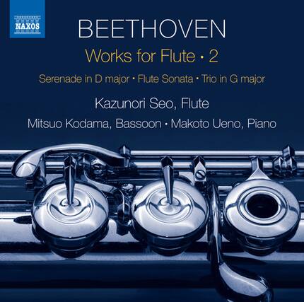 NAXOS
BEETHOVEN
Works for Flute • 2
Serenade in D major • Flute Sonata • Trio in G major
Kazunori Seo, Flute
Mitsuo Kodama, Bassoon • Makoto Ueno, Piano