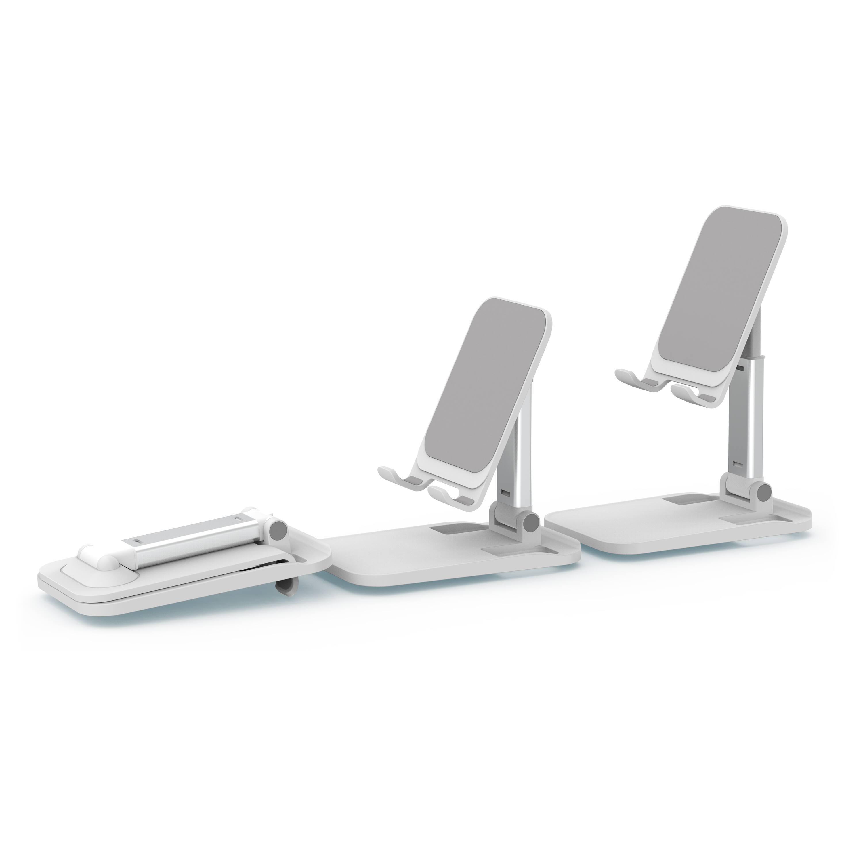 Angle. Digipower - Digipower Video Call Stand – Foldable Holder for Smartphones & Tablets - White.