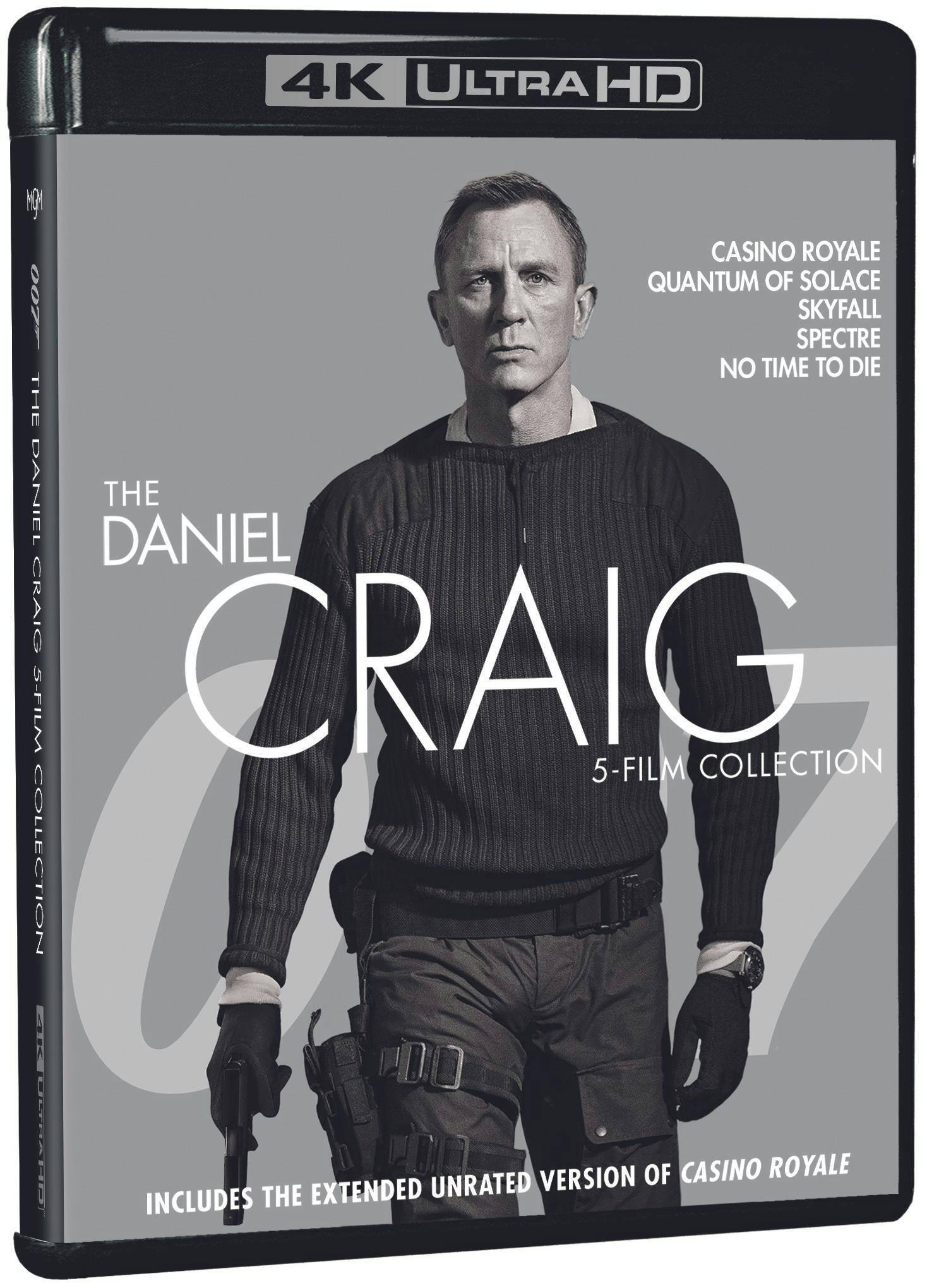 Angle. James Bond: The Daniel Craig 5-Film Collection (4K Ultra HD + Blu-ray) [UHD].