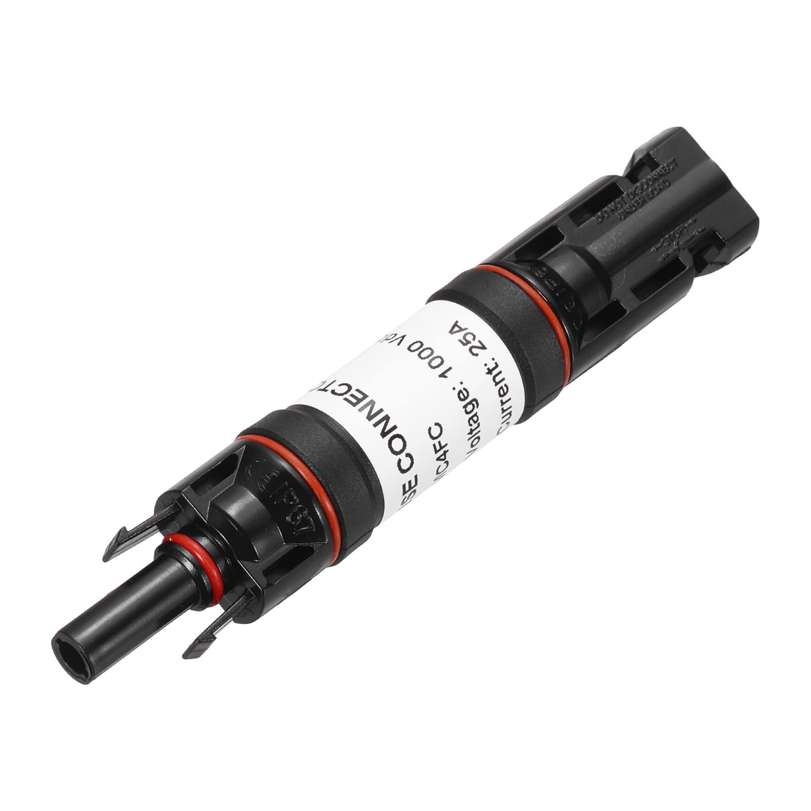 Unique Bargains - 25A Solar Fuse Holder Inline 1000V IP67 Waterproof Male/Female Connector with Fuse for PV System - Black price history on PriceWatchPro