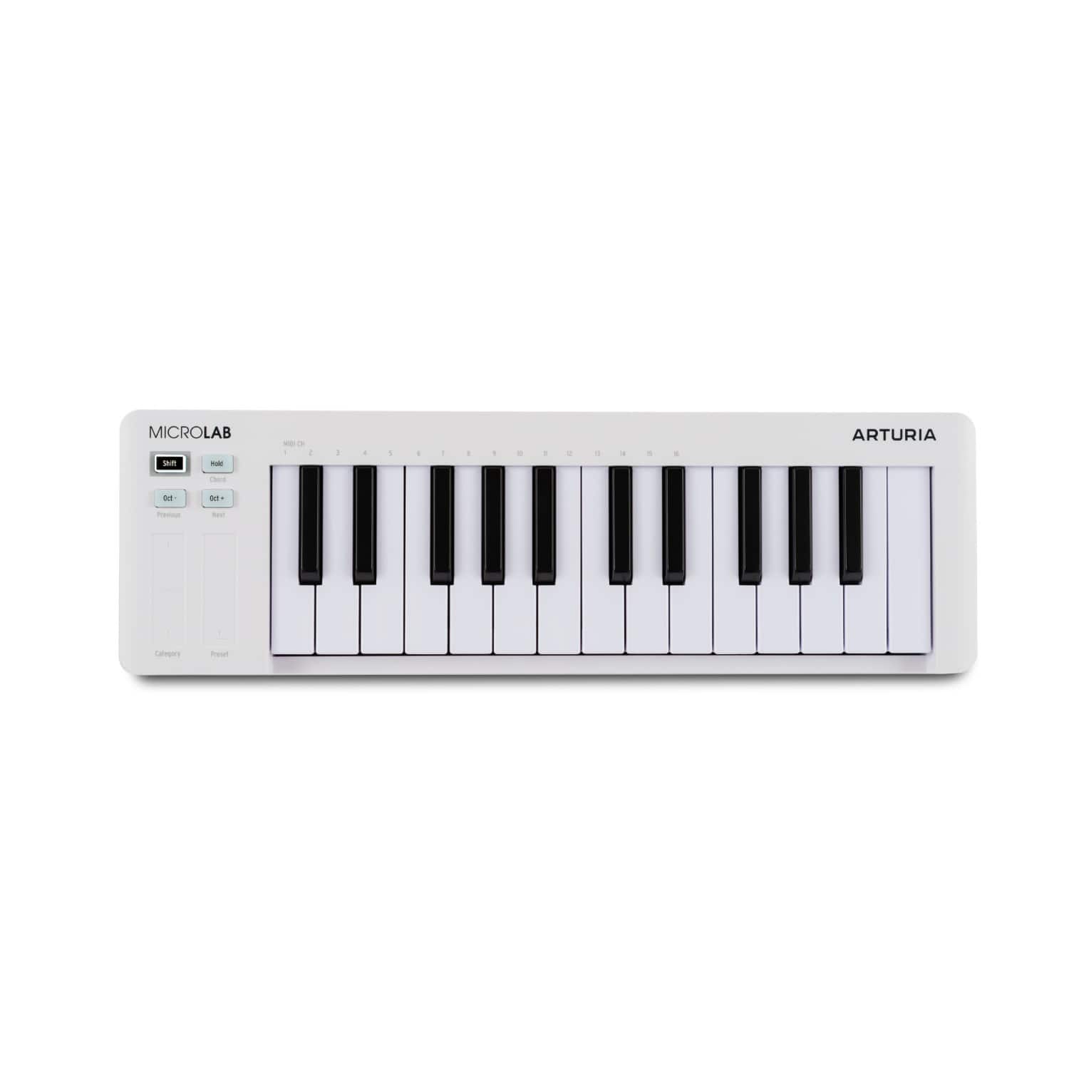 Arturia - MicroLab mk3 25-Key Universal MIDI Controller (White)