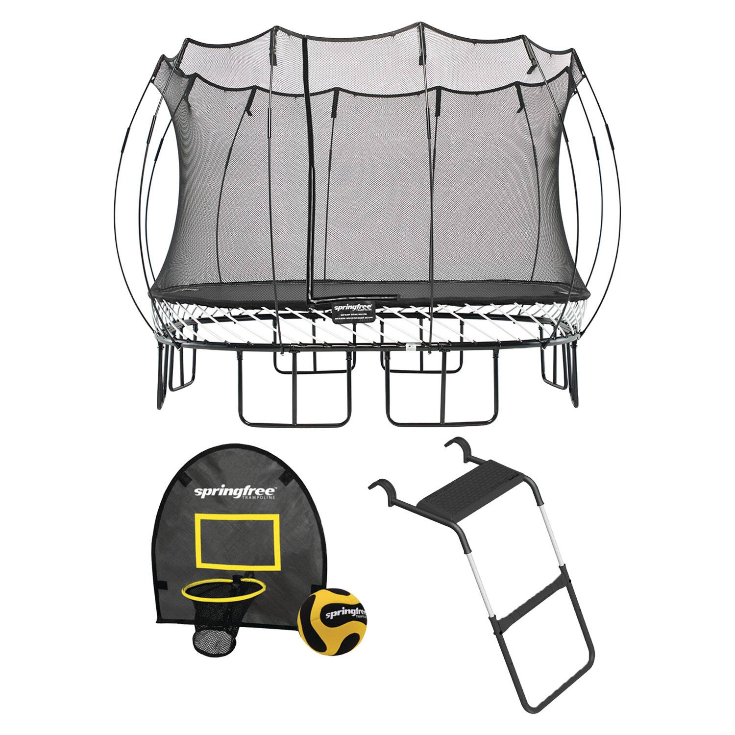 Springfree Trampoline Springfree Outdoor Square 13 Foot Trampoline ...