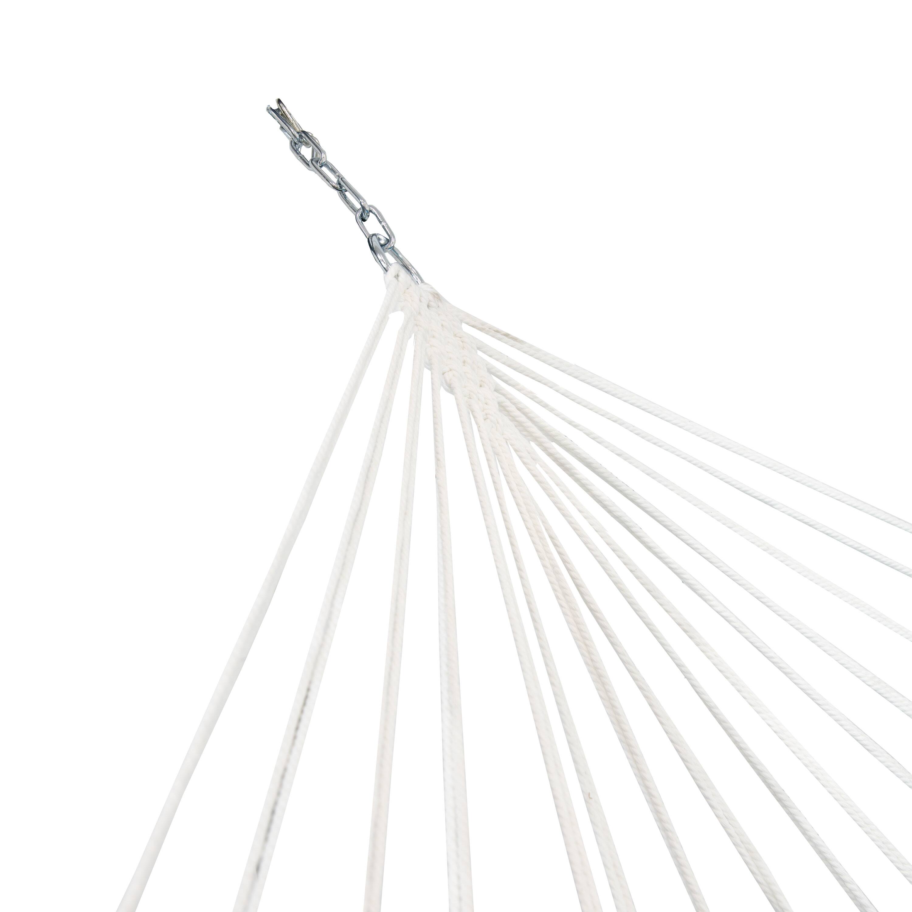 Alt View 10. Sunnydaze - Metal Spreader Bar Hammock with Pillow - Catalina Beach.