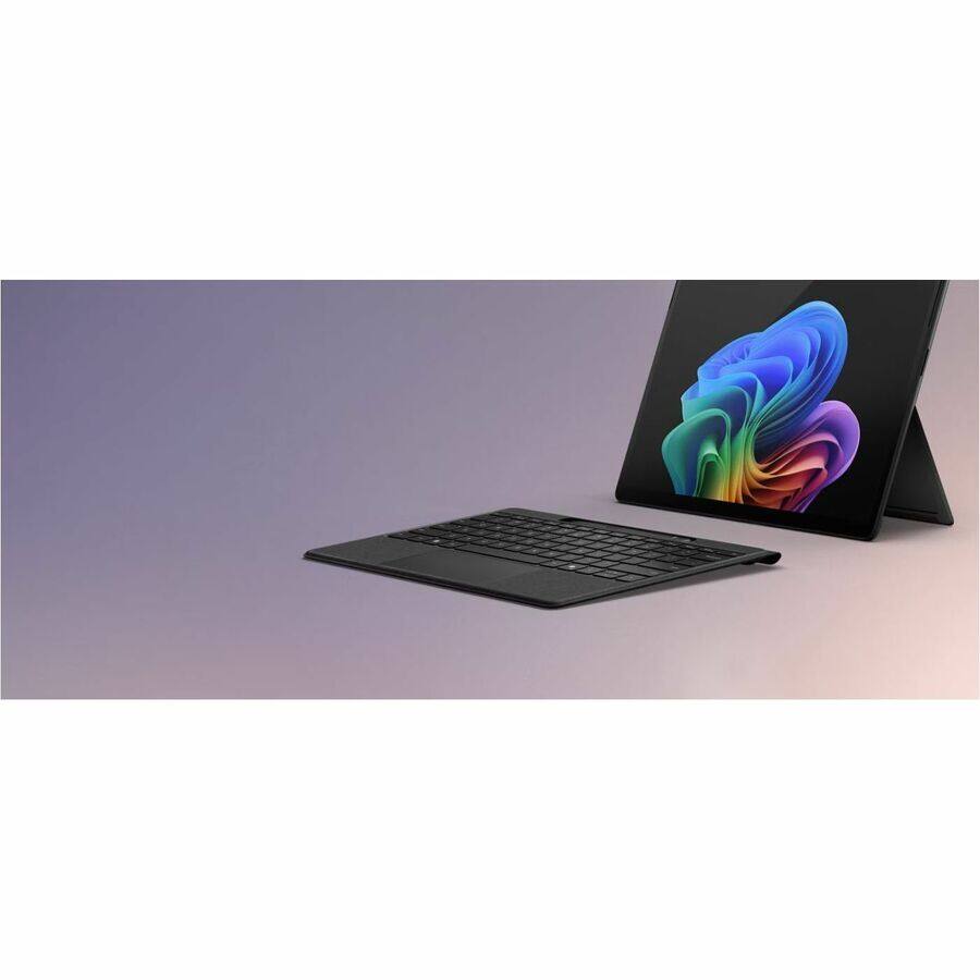 Alt View 3. Microsoft - Microsoft Surface Pro Flex Keyboard - Wireless Connectivity - Bluetooth - 32.81 ft - CoPilot, Mute, Snipping, Screen - Black.