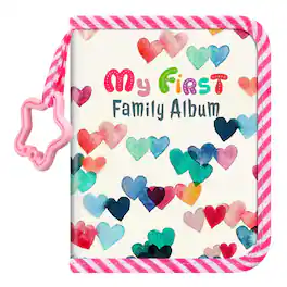 Kitcheniva - "My First Family Album" Design 18 Photos For 4x6 Inch Photo Raining Hearts