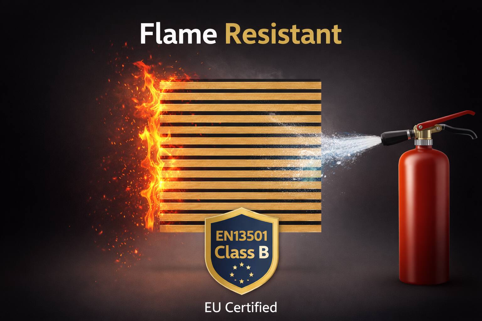 Flame Resistant EN13501 Class B EU Certified
