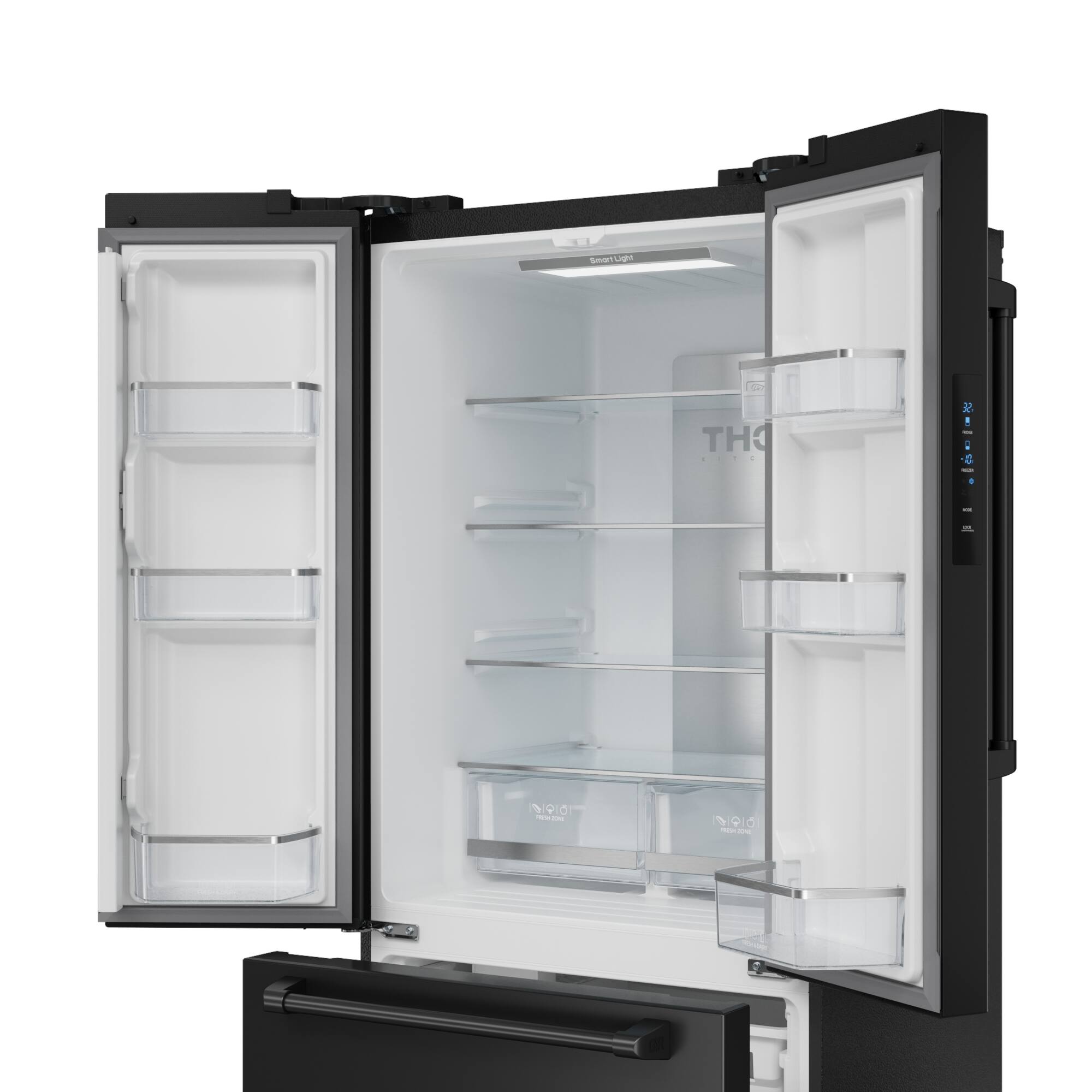 The text on the image reads "Southma G TH 109 I AL 0 - 90 - -". This text is likely related to the temperature settings for the refrigerator.