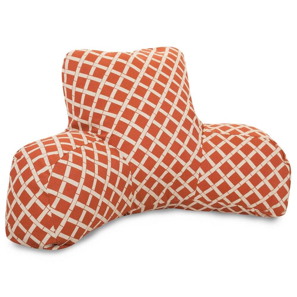 Majestic Home - Reading Pillow Bamboo Burnt - Orange