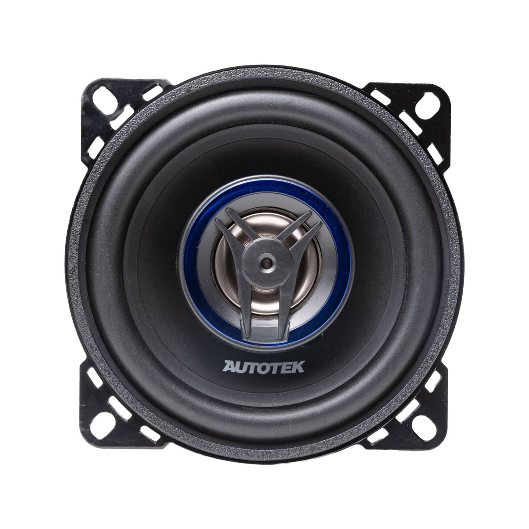 Alt View 5. AutoTek - Autotek Street Machine 200 Watt 4 Inch 2 Way Car Audio Coaxial Speakers, Pair - Black.