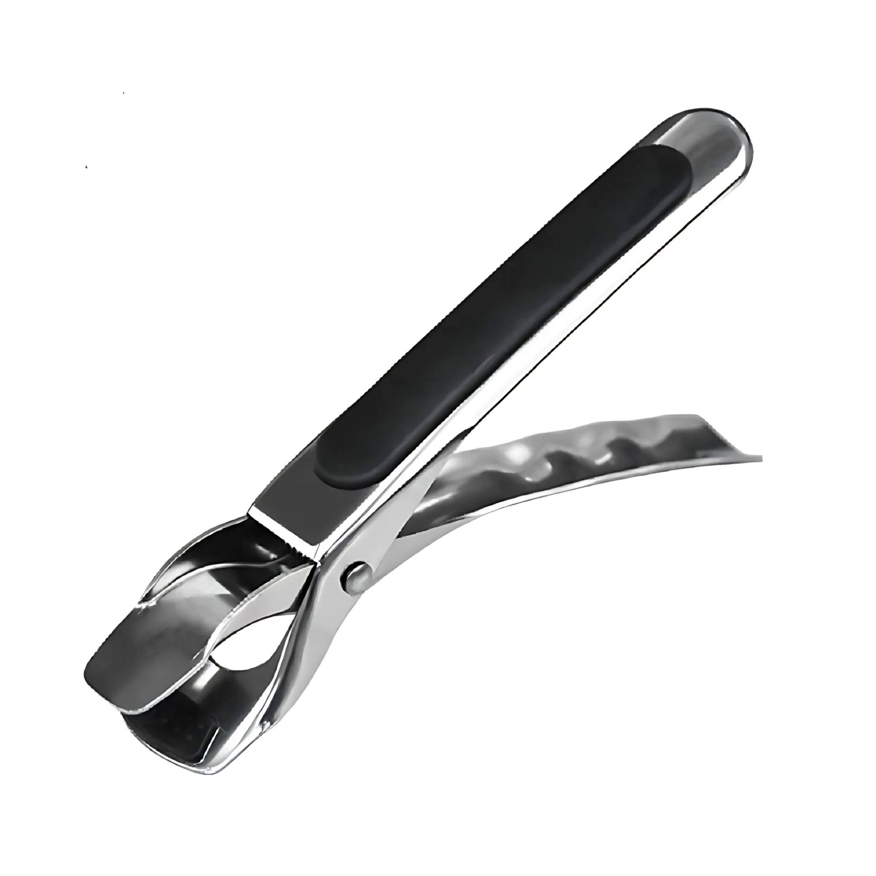 Front. Kitcheniva - Stainless Steel Anti-Scald Plate Gripper Clamp Kitchen Tongs - Silver.