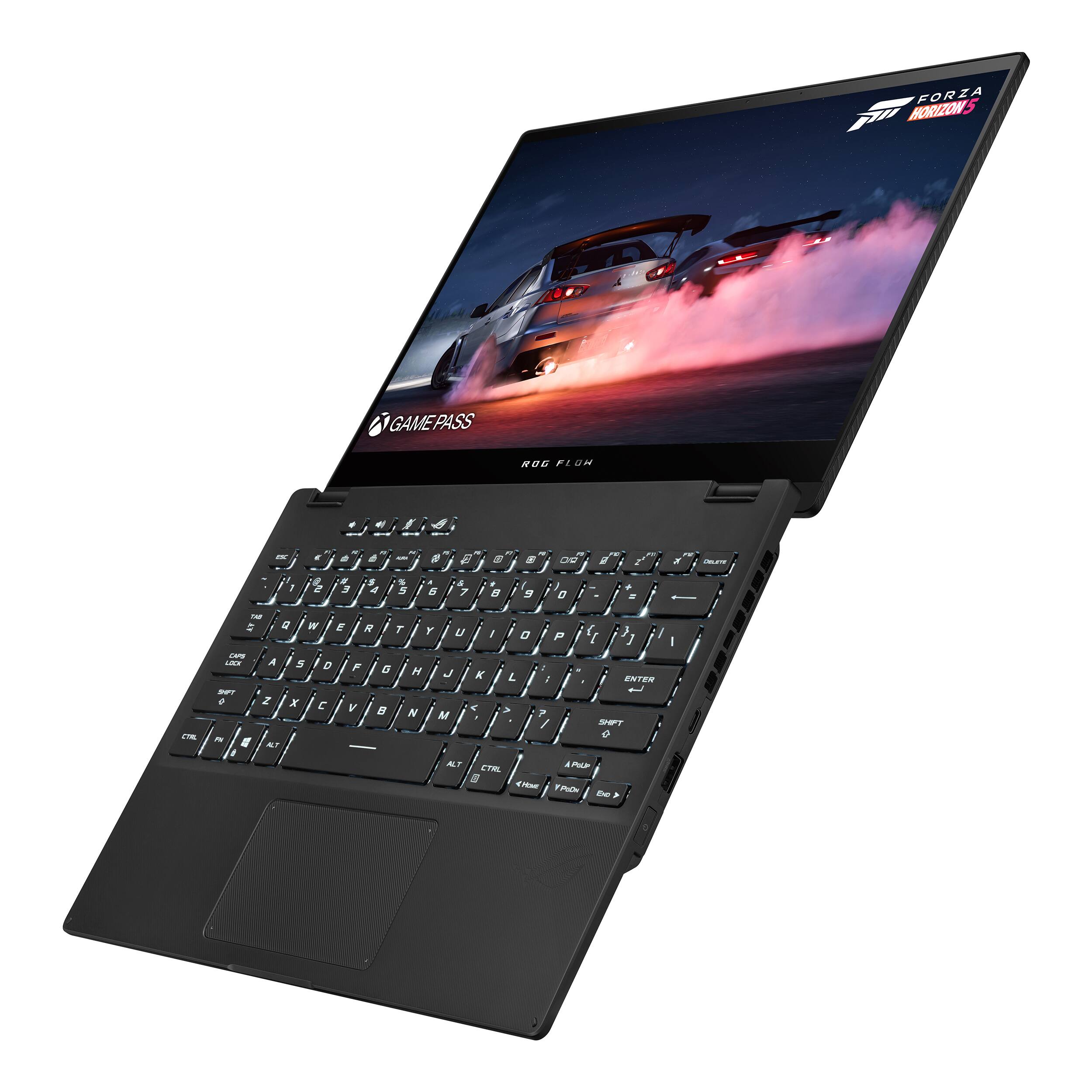 Alt View 1. ASUS - ROG 13.4" Touchscreen Gaming Laptop - AMD Ryzen 9 - 16GB Memory - NVIDIA GeForce RTX 3050 Ti V4G Graphics - 1TB SSD - Off Black.