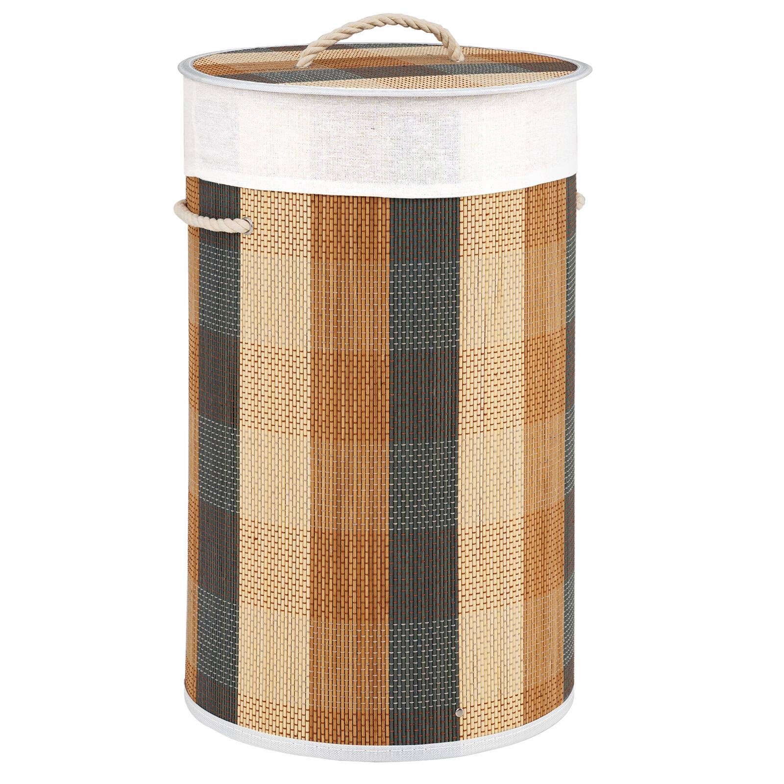 Alt View 9. Costway - Costway 13.2 Gal Laundry Hamper with Lid, 3 Handles, Removable & Machine-Washable Liner - Multicolor.