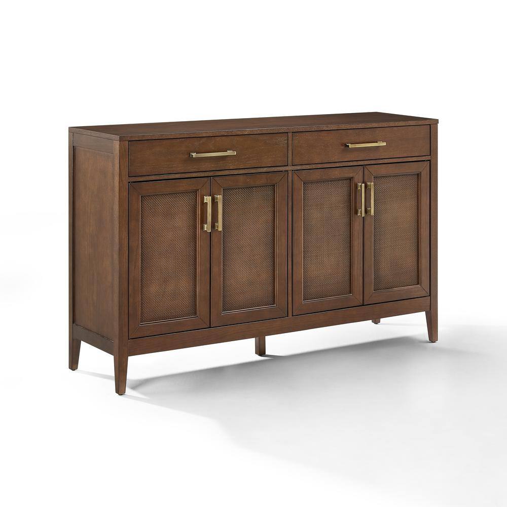 Alt View 2. Crosley Furniture - Milo Sideboard - Dark Brown.