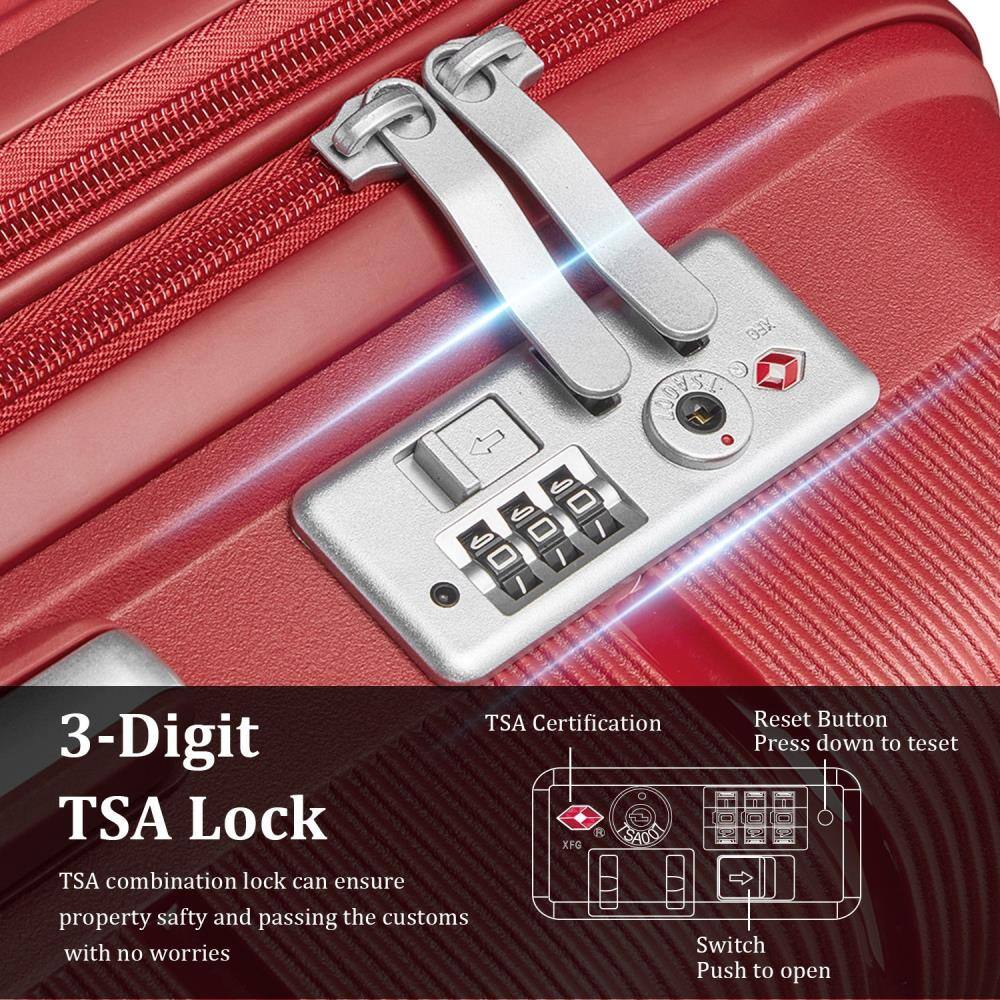 3-Digit TSA Lock

TSA combination lock can ensure property safety and passing the customs with no worries

TSA Certification

Reset Button
Press down to reset

Switch
Push to open