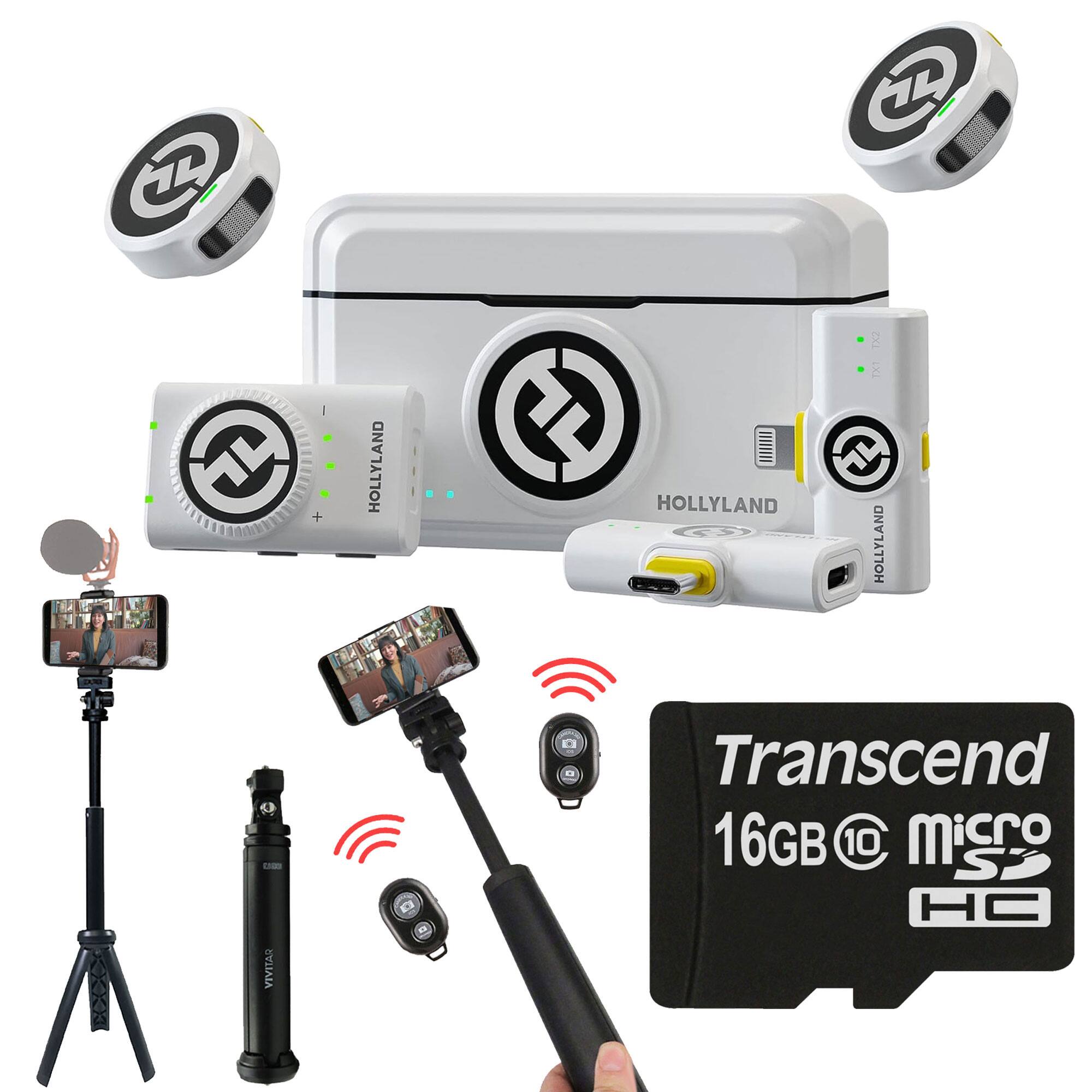 HOLLYLAND  
Transcend 16GB Micro SDHC  
VIVITAR  
C10