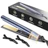 NEXPURE - 1 Inch Hair Straightener Flat Iron, Ionic Dual Voltage Hair Straightener for Salon Styling