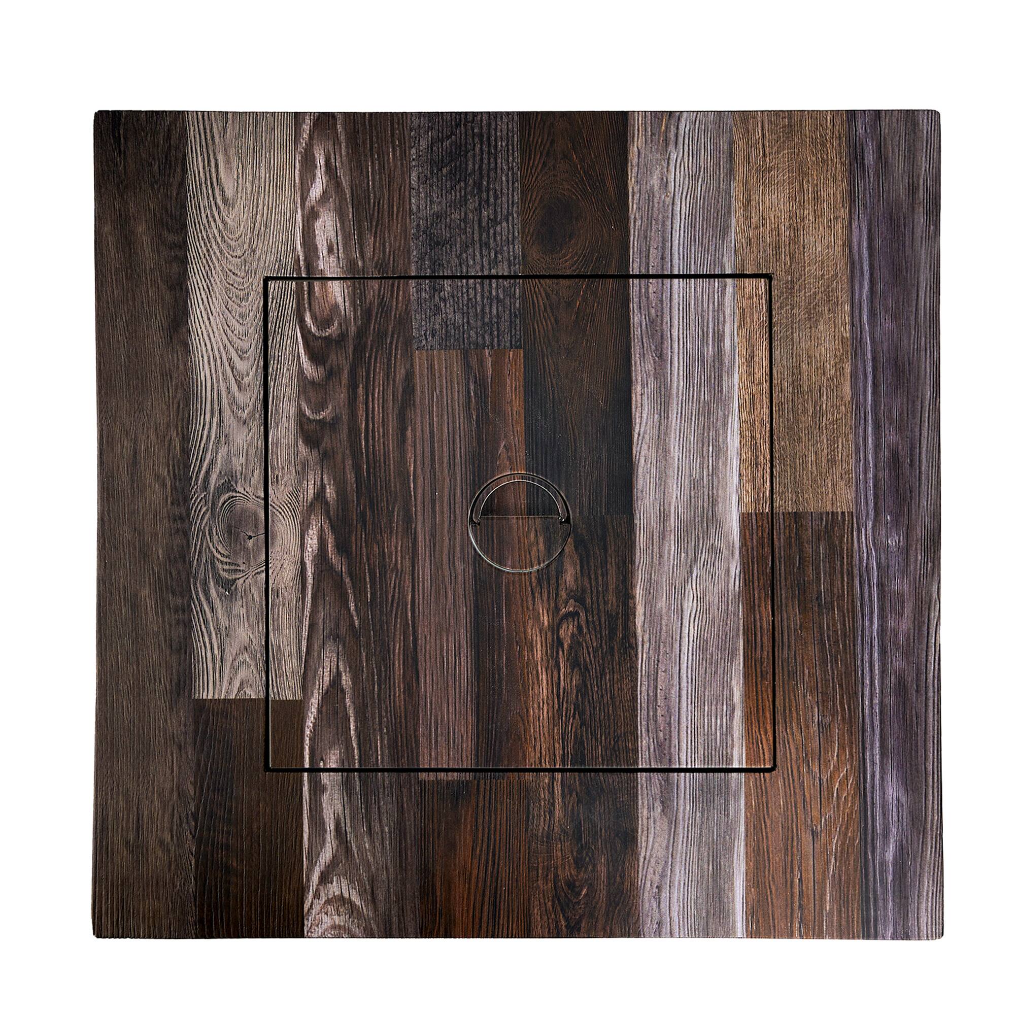 Alt View 5. Endless Summer - Endless Summer Nate 30 Inch Square Outdoor UV Printed LP Gas Fire Pit Table - Multicolor.