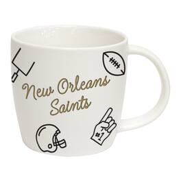 Logo Brands - New Orleans Saints 18oz. Playmaker Mug - Multicolor
