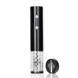Brentwood - Portable Electric Wine Bottle Opener with Foil Cutter - Black