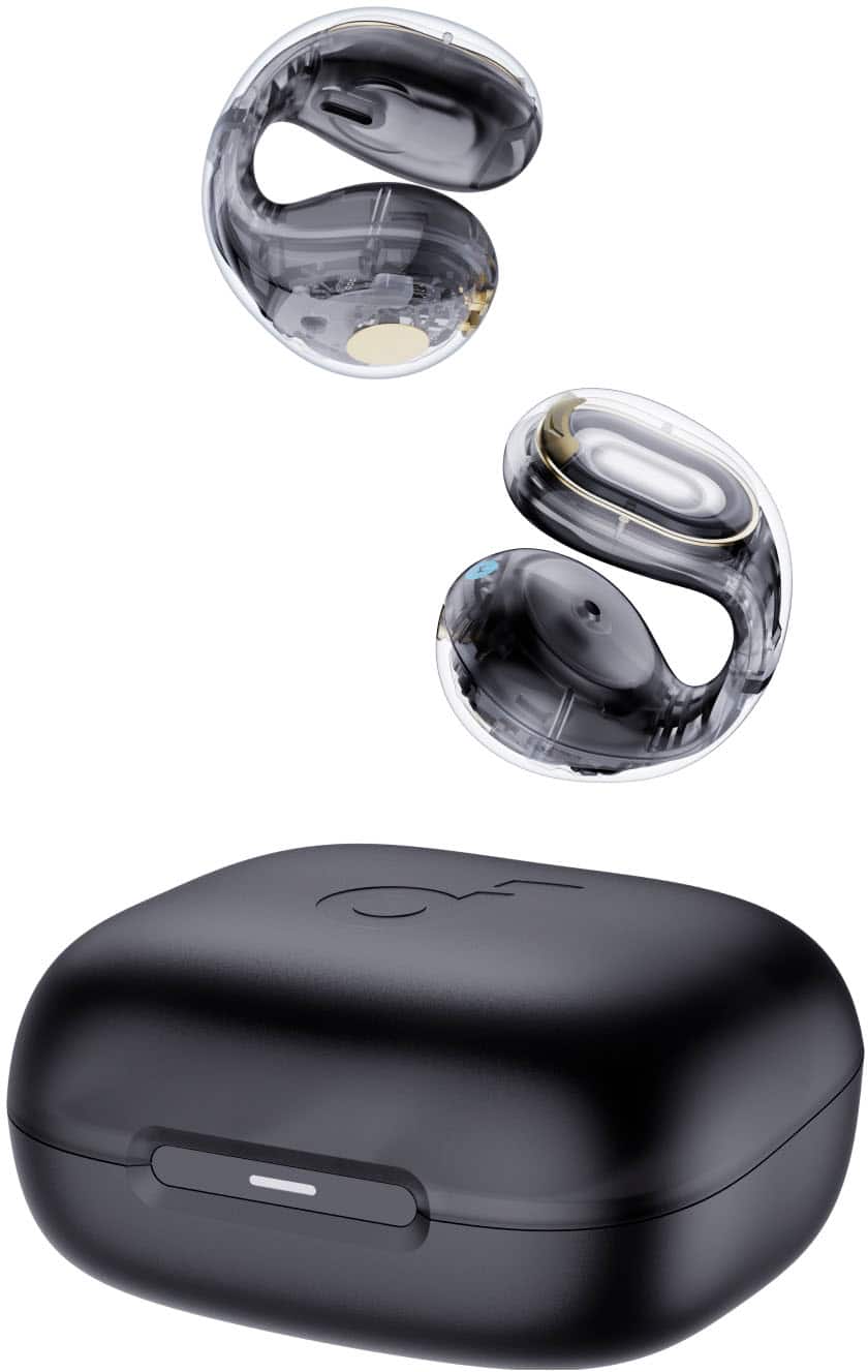 Alt View 12. Soundcore - by Anker C30i True Wireless Open Ear Headphones - Black.