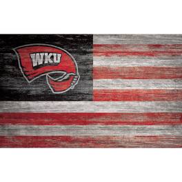 Fan Creations - Western Kentucky Hilltoppers 11'' x 19'' Distressed Flag Sign - Multicolor