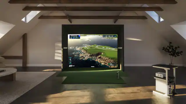 The text on the image reads "Foresight of a golf course."