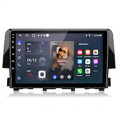 MIC RST 6:13 PM Navi Music Application 0 km/h + 06:13 Friday UNKNOWN UNKNOWN YouTube Video File Manager ImageScan Play Store Radio DVR REC Bluetooth Chrome
