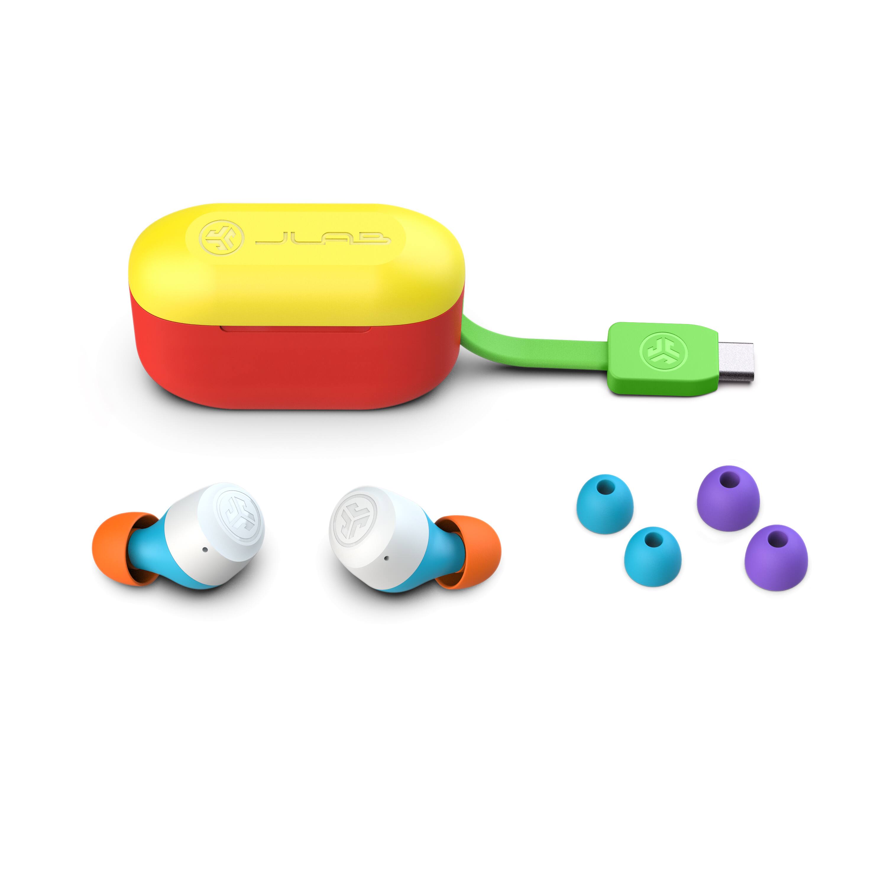 Back. JLab - GO Air POP True Wireless In-Ear Headphones - Confetti.