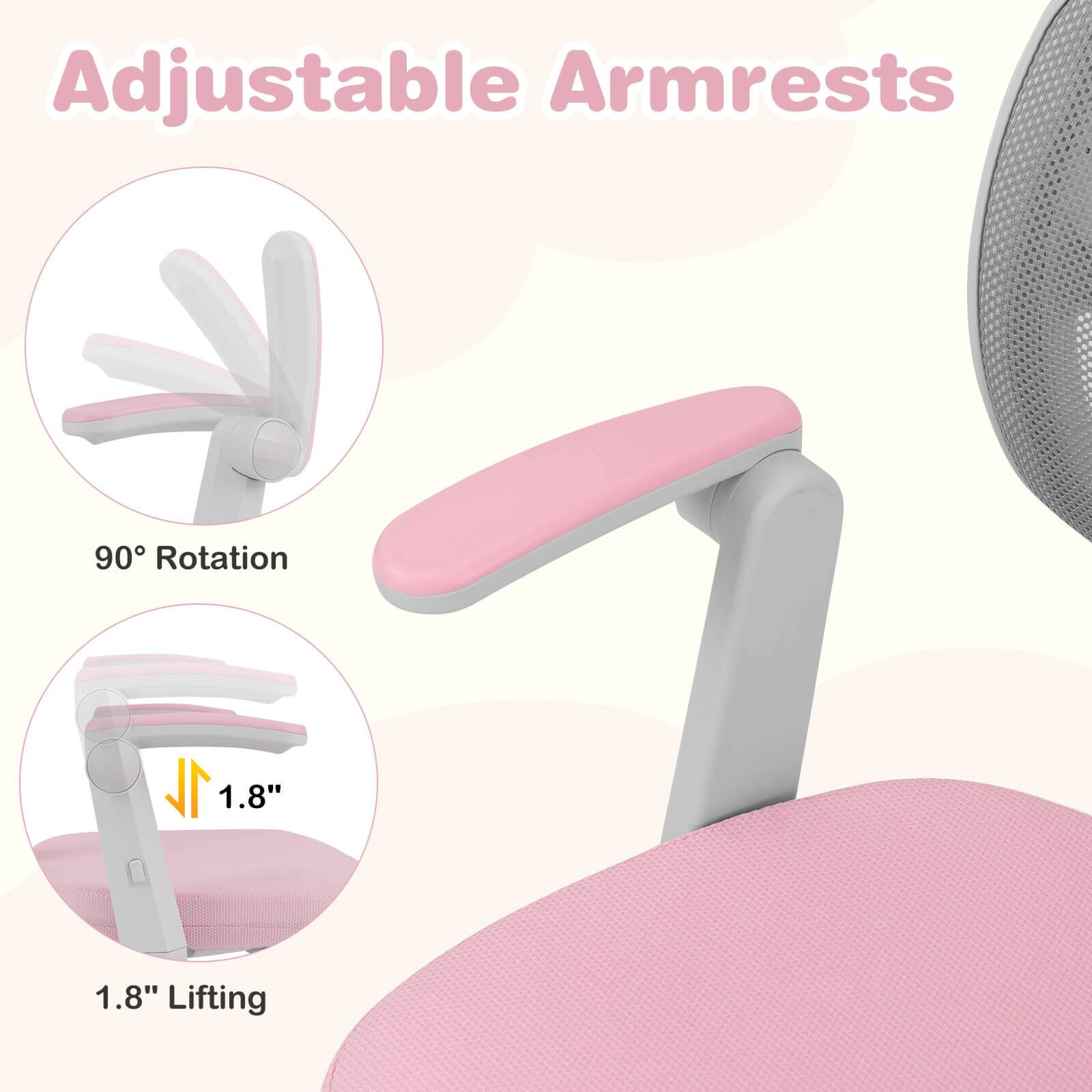 Adjustable Armrests

90° Rotation

1.8" Lifting