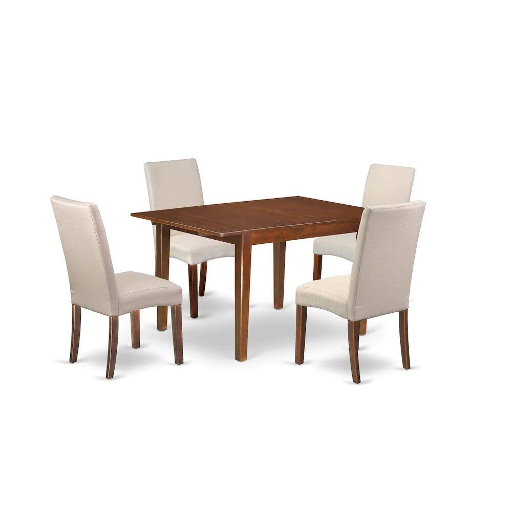 Alt View 1. East West Furniture - Dining Room Set Mahogany - Brown.