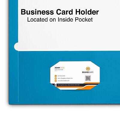 Business Card Holder  
Located on Inside Pocket  

JOHN DOE  
BRAND-SAFE  

404-555-1234  
john.doe@brand-safe.com  

www.brand-safe.com  

1234 Example Avenue, Example City, Example State 12345