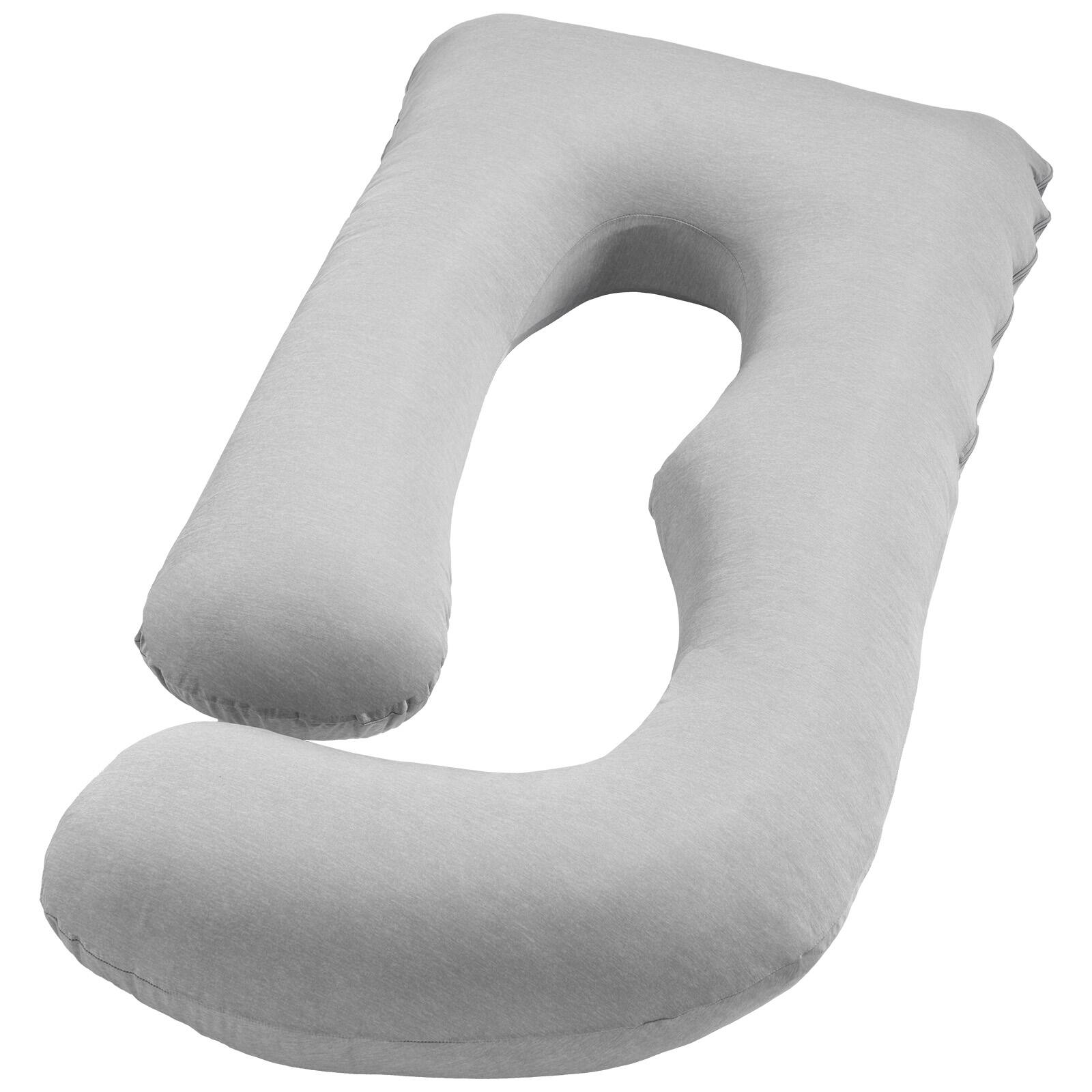 Alt View 5. VEVOR - Pregnancy Pillow, G-Shaped Maternity Pillow for Sleeping, Full-Body Support Pillow with Removable & Washable Cover - Gray.