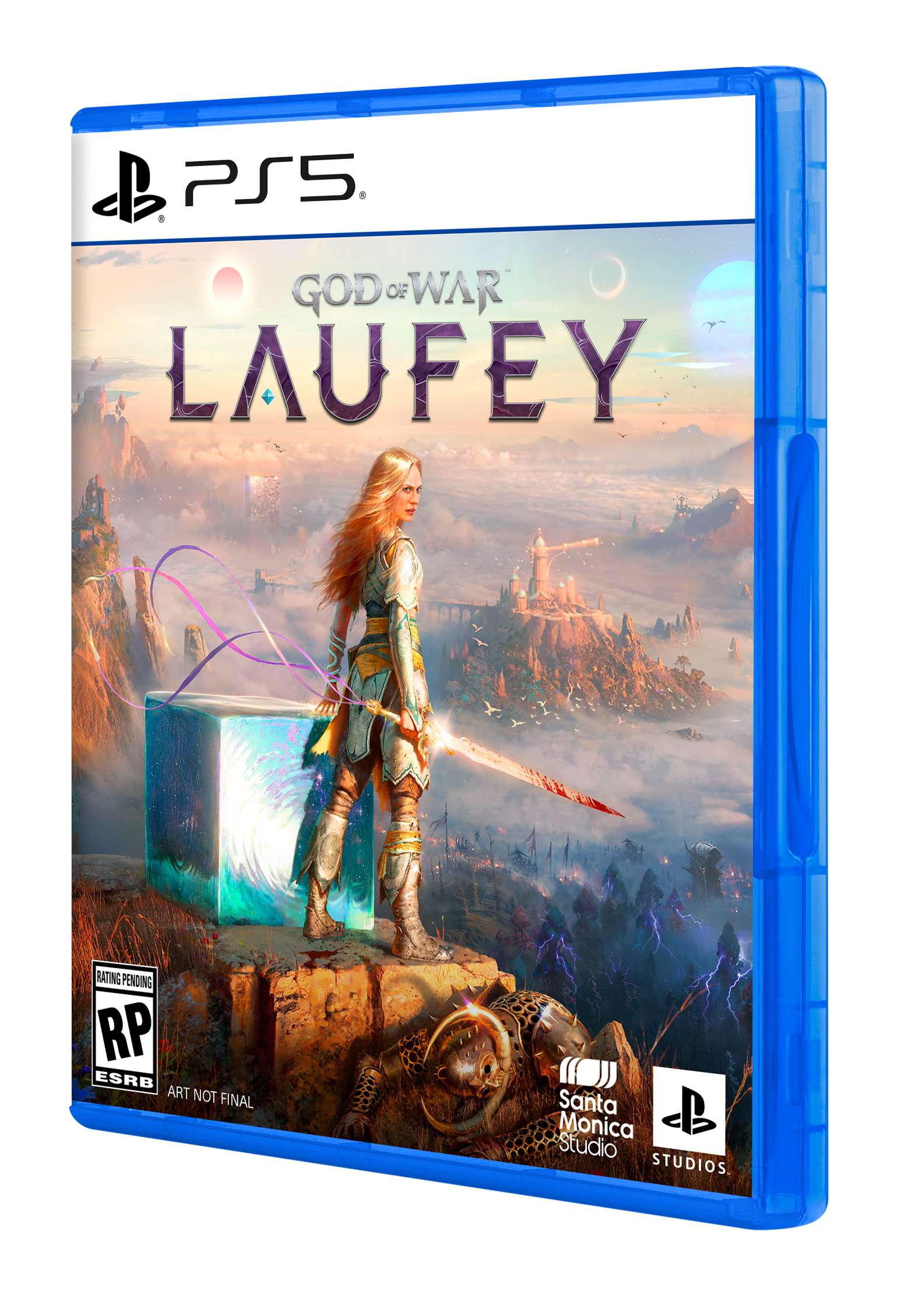 PS5  
GOD OF WAR LAUFEY  

RATING PENDING RP ESRB ART NOT FINAL  
Santa Monica Studio STUDIOS.