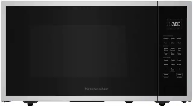 The text on the image reads:
88:08 AUTO Popcorn Potato Reheat Cook Soften Melt Options Weight Timed Defrost Defrost Keep Warm Cook Tame Cook Power Steam Clean QUICK START 1 min 2 min 3 min 4 min 5 min 6 min Timer + Stop Start Add KitchenAid
Corrected text:
88:08 AUTO Popcorn Potato Reheat Cook Soften Melt Options Weight Timed Defrost Defrost Keep Warm Cook Tame Cook Power Steam Clean QUICK START 1 min 2 min 3 min 4 min 5 min 6 min Timer + Stop Start Add KitchenAid