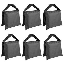 Neewer - 6 Black Sandbags for Light Stands & Boom Arms, Stabilizing Weight Bags for Studio
