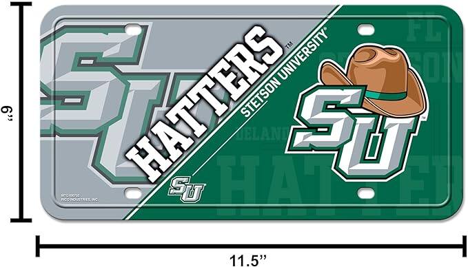 Sure, here is the corrected and grouped text from the image:

---

**Stetson University**

**HATTERS**

**SU**

**Stetson University**

**11.5"**

---

**FL**

**METROPLATE**
**FOODTRAYS, INC.**

---