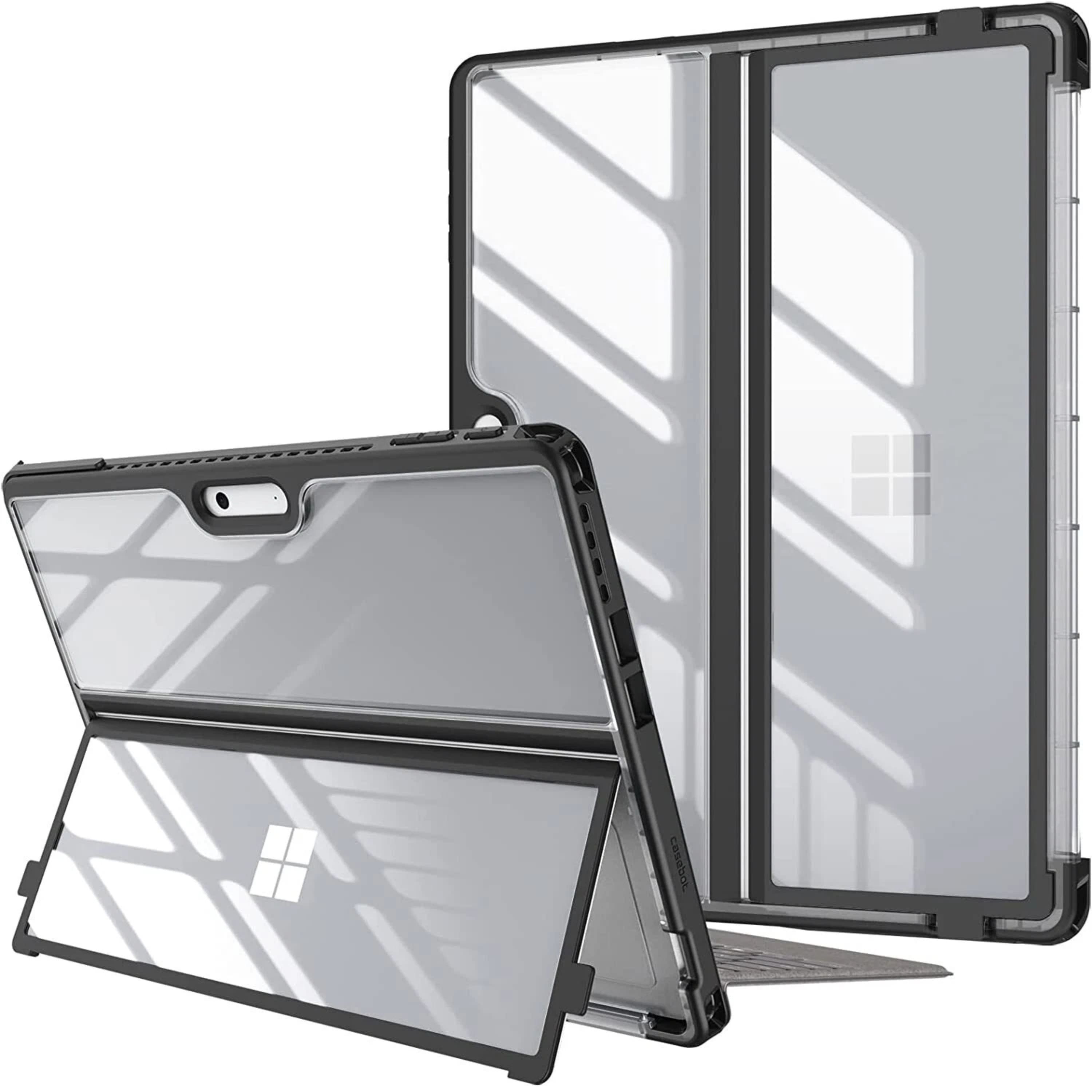 Front. Kitcheniva - Durable Rugged Cover For Microsoft Surface Pro 11 2024 Pro 10 Pro 9 13'' Black - Black.