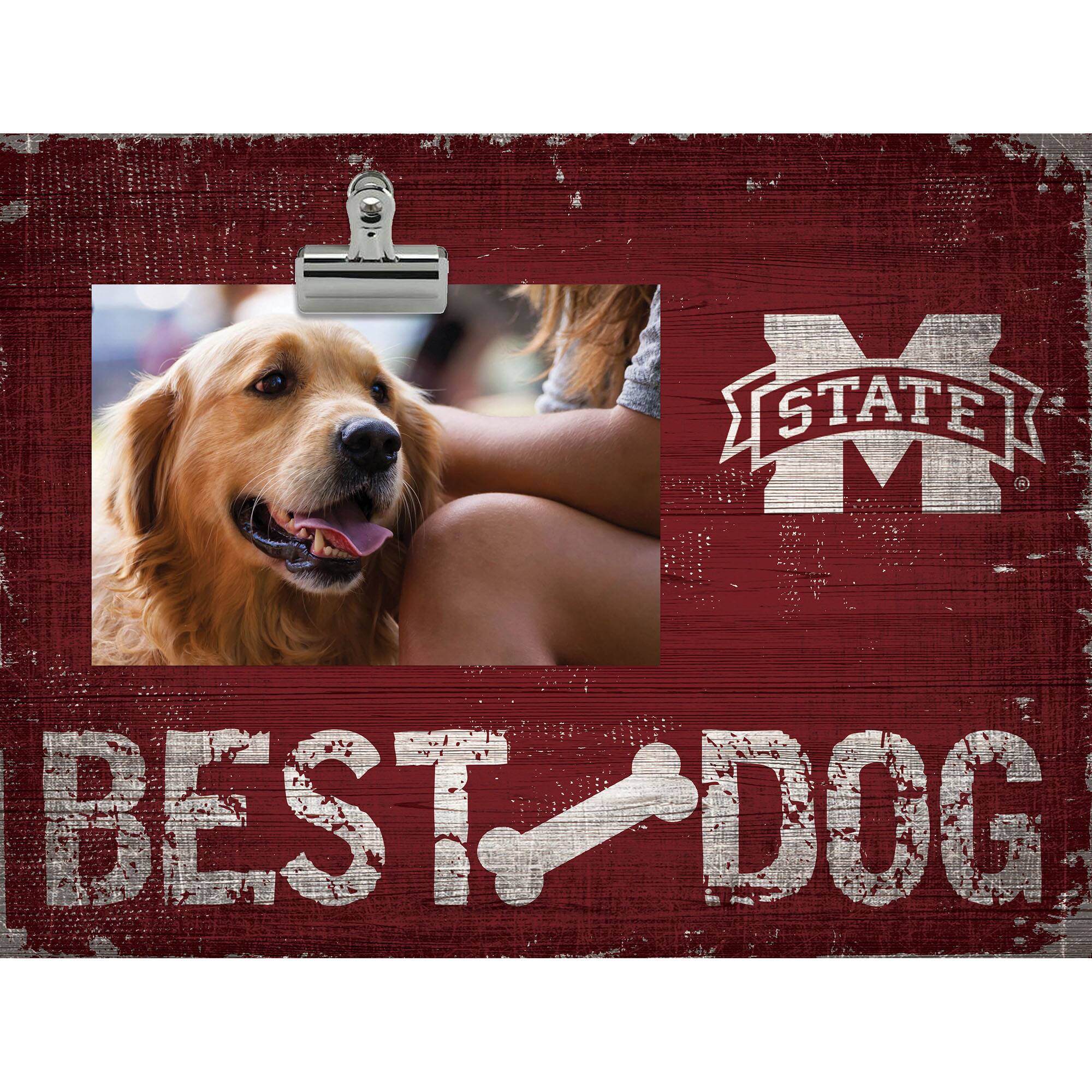 Fan Creations - Mississippi State Bulldogs 10.5" x 8" Best Dog Clip Photo Frame - Multicolor